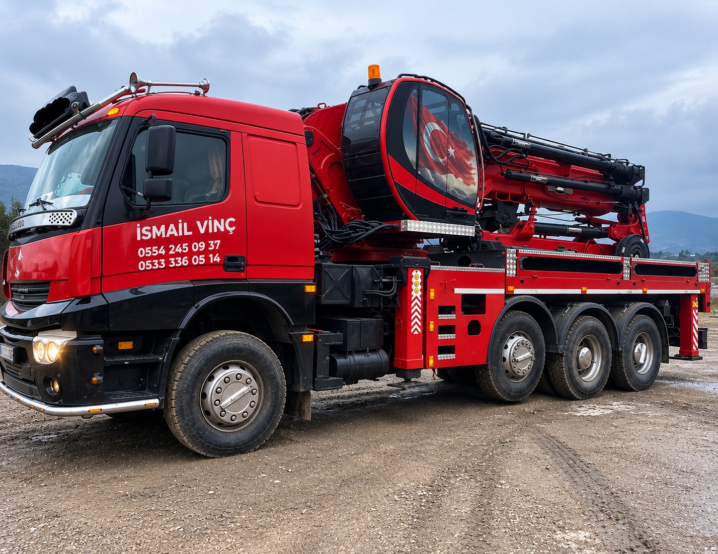 İzmir 35–50 Ton Çift Kırma Vinç Kiralama