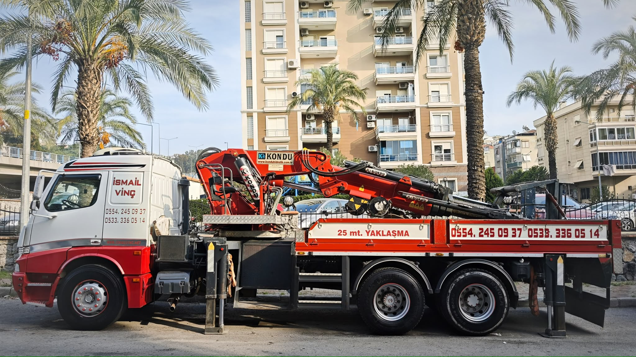 İzmir Mobil Vinç Kiralama
